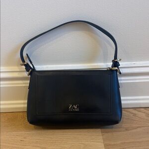 Zac Posen Elegant Black Shoulder Bag